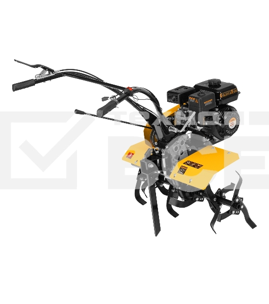 Мотоблок Denzel DPT-170, 7 л.с., ремен.сцеп, шир 85 см, глуб 35 см,фрез 3х3,ШОМ,скор 2В/1Н,кол 8