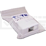 Настенная розетка, 1 порт RJ-45 категории 5е, STP, белая, фото3