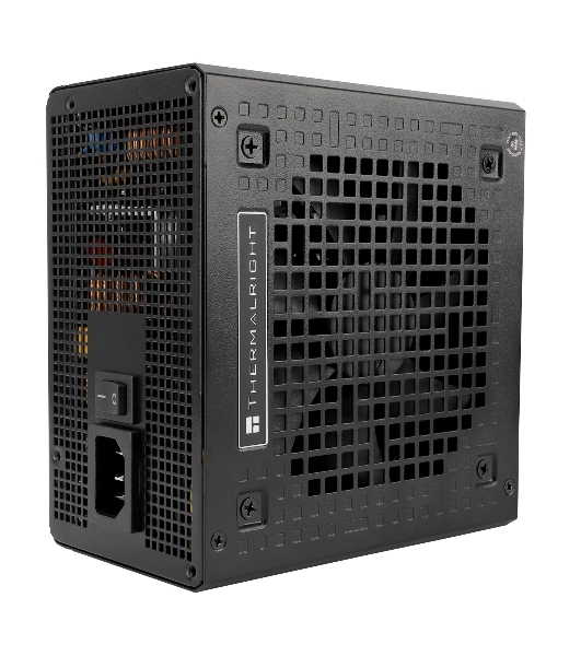 Блок питания Thermalright, 750W 80+ Gold (ATX, 3.0, PCIe 5.0, Non-modular, 1x24(20+4)pin, 1xCPU 8(4+4)pin, 2xPCIe*2 8(6+2)pin, 5xSATA3, 1x12+4pin (12VHPWR PCIe 5.0 12+4pin 600mm), 3xMOLEX4pin, Active, 120x120мм, 150x140x86mm, APFC, black)