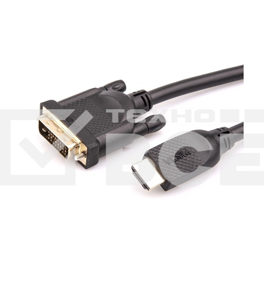 Кабель HDMI-DVI 1.5M CG484G-1.5M VCOM