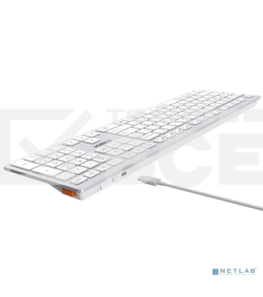 Клавиатура беспроводная A4Tech Fstyler FBX50C, USB, Bluetooth/Радиоканал, белый
