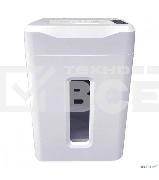 Шредер Office Kit S215N 3,9x38 белый (секр.P-4) фрагменты 22лист. 35лтр. скрепки скобы пл.карты CD