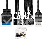 Компьютерный корпус Minitower ExeGate BAA-308UC-AA500 (mATX, БП AA500 с вент. 8см, 1хUSB/1хUSB 3.0/1хTypeC, HD Audio, черный), фото5