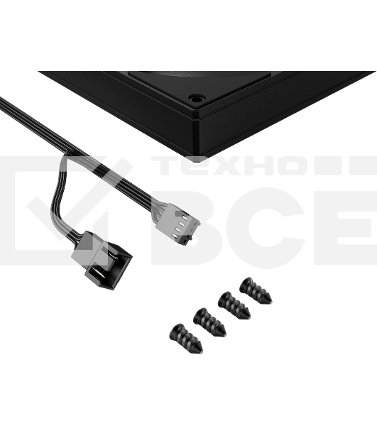 Вентилятор для корпуса ID-Cooling AS-140-K черный, 140 мм, 1800 об/мин, 24.9 дБ, 4 pin