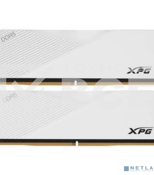 Оперативная память XPG Lancer, DDR5, 64GB (2x32GB), 6400MHz, CL32, DIMM, с радиаторами, белый
