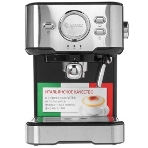 Кофеварка рожковая Vitek VT-1520 серебристый/черный, исп. кофе - молотый, 1.5 л, 850 Вт, 15 бар, фото8