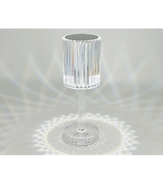 Настольная светодиодная лампа Ambrella light DE8066 CL прозрачный LED 3000K/4200K/6400K 3W