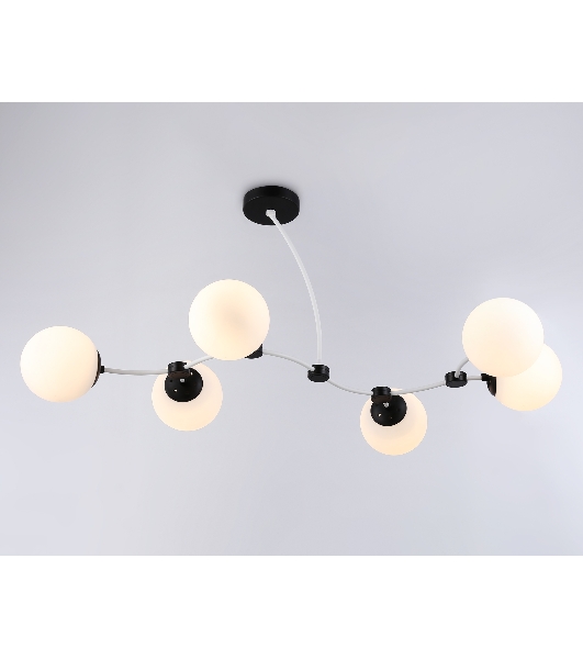 Светитльник Ambrella Light TR2552/6 WH/BK белый/черный E27/6 max 60W 1160*600*450