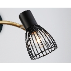 Светильник Ambrella light TR8660/2 BK/GD черный/золото E14/2 max 60W 330*100*170, фото4