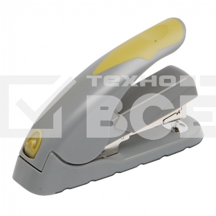 Степлер настольный Kw-Trio 5618GR/GREEN Soft-Touch 24/6 24/8 26/6 26/8 (40листов) снижение усилия серый/зеленый 100скоб