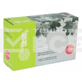 Картридж лазерный Cactus CS-C719H черный (6400 стр.) для Canon MF5840dni-Sensys/MF5880dni; LBP6300i/6650i