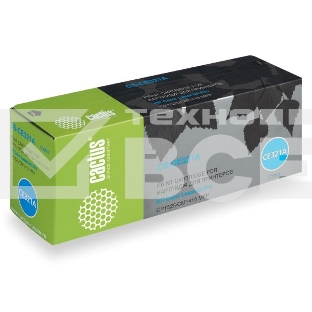 Картридж лазерный Cactus CS-CE321A голубой (1300 стр.) для HP LaserJet CP1525