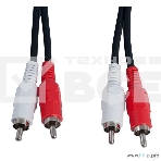 Кабель PERFEO 2xRCA вилка - 2xRCA вилка, длина 2 м. (R3003), фото 1