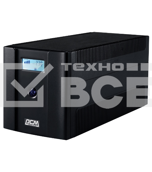 Источник бесперебойного питания Powercom Raptor RPT-1025AP LCD EURO
