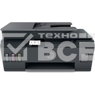 МФУ струйный HP Smart Tank 615 AiO (Y0F71A), A4, цветной, печ. до 22 стр/мин. (ч/б) до 16 стр/мин. (цвет), скан. до 5 стр/мин. (ч/б) 3 стр/мин. (цвет), 1200 x 1200 dpi (ч/б печать, скан.) 1200 x 4800 dpi (печать цвет), USB, Wi-Fi, BlueTooth, Air Print, Mo