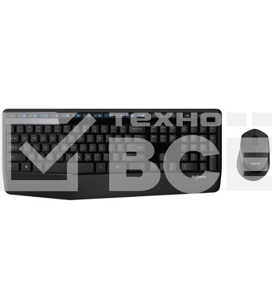 Клавиатура + мышь Logitech MK345 клав:черный мышь:черный USB 2.0 беспроводная Multimedia