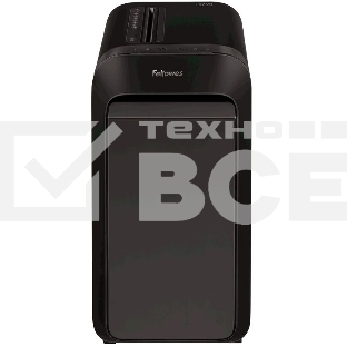 Шредер Fellowes PowerShred LX220 черный (секр.P-4)/перекрестный/20лист./30лтр./скрепки/скобы/пл.карты