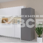 Холодильник Candy CCRN 6180S Комби, 185x59.5x65.7 см, No Frost, полезный объем 333 (227/106) литров, А класс, 40 дБ, 1 компрессор, R600 a, ST, электронное управление внутри на верхней панели, освещение камеры LED (светодиодное), потреление энергии 408кВтч, фото12