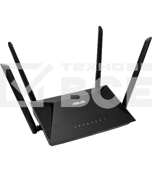 Роутер ASUS RT-AX53U  802.11b/g/n/ac/ax, до 574 + 1201 Mbps, 2,4 + 5 гГц, 4 антенны, USB