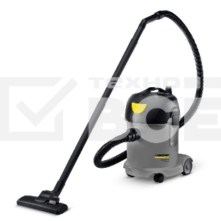 Пылесос Karcher T 14/1 Classic 1600 Вт серый/желтый, 240/1600 Вт, уборка сухая/влажная, пылесборник мешок 14 л