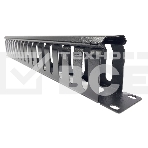 Организатор комм. шнуров Hyperline CM, 19', 1HU, 44х482,5х67 мм (ВхШхГ), с крышкой , цвет: черный, фото3