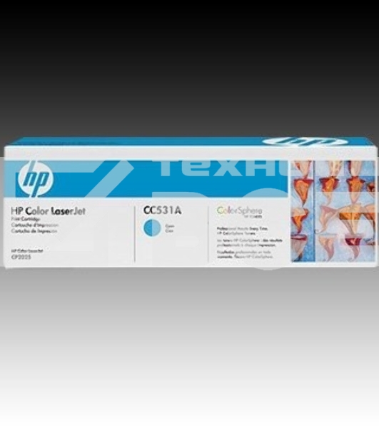 Картридж лазерный HP CC531A голубой для LJ CP2025/CM2320 2800 стр.