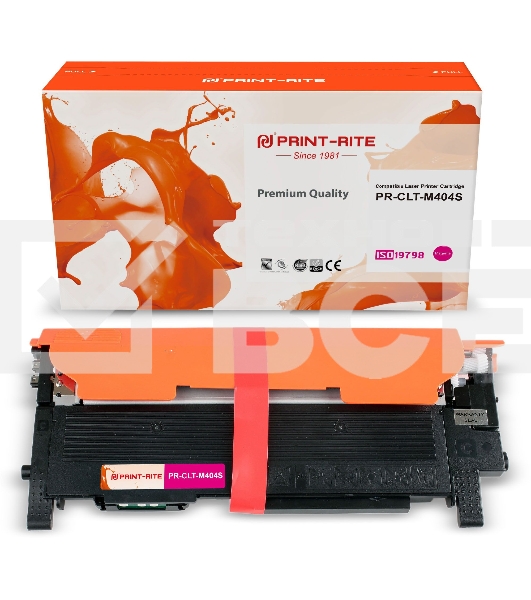 Картридж лазерный Print-Rite TFSFR3MPU1J PR-CLT-M404S CLT-M404S пурпурный (1000стр.) для Samsung SL-C430/C430W/C480/C480W/C480FW