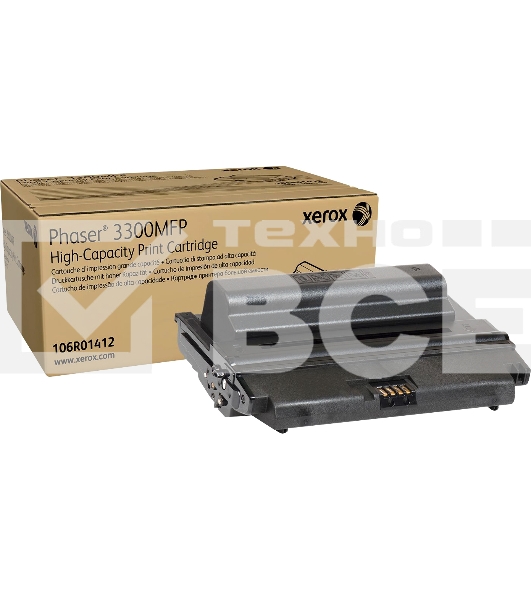 Картридж лазерный Xerox 106R01412 черный для Xerox Ph 3300 (8000 стр)(Channels)