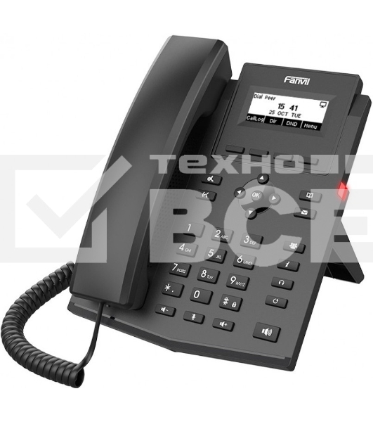 Телефон IP Fanvil X301G черный