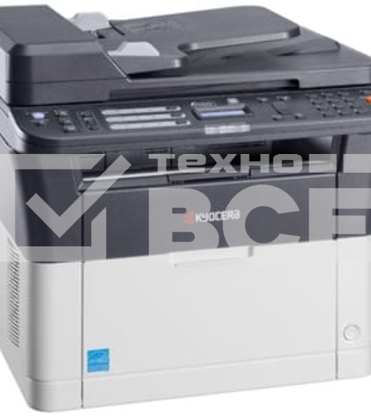 МФУ лазерный Kyocera Ecosys FS-1125MFP (1102M73RU0/1102M73RUV/1102M73RU2/1102M73NX2/1102M73DZ2), A4, ч/б, печ. до 25 стр/мин., скан. до 18 стр/мин. (ч/б) 6 стр/мин. (цвет), 600 x 600 dpi, USB, RJ-45