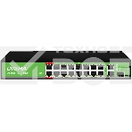 Коммутатор Digma DSP216F-1G-1C-R300 (L2) 16x100Мбит/с 1x1Гбит/с 1xКомбо(1000BASE-T/SFP) 16PoE 16PoE+ 2PoE++ 300W неуправляемый, фото2