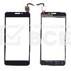 Сенсорное стекло (тачскрин) для Alcatel Idol X 6040D черное, фото2