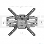 Кронштейн ONKRON M5 для телевизора 37
