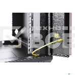 Шкаф телекоммуникационный настенный разборный ЦМО ЭКОНОМ 6U (600 x 350) дверь металл, цвет черный (ШРН-Э-6.350.1-9005), фото3