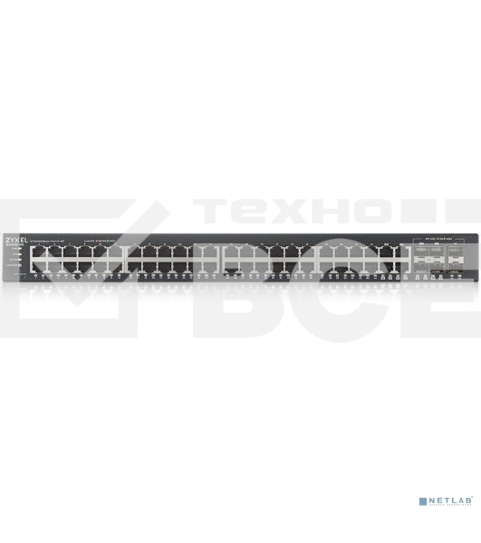 Гибридный L2 коммутатор Zyxel NebulaFlex Pro GS2210-50, rack 19