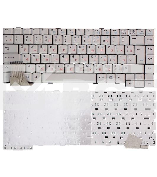 Клавиатура для ноутбука Packard Bell 7521 6020 6021 серая