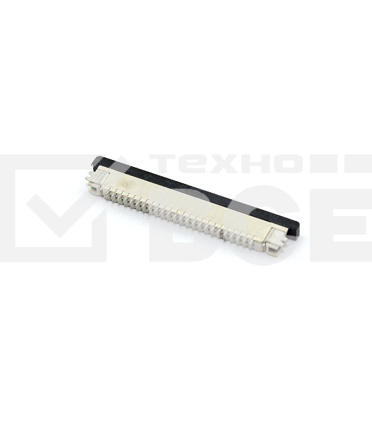 Разъем FPC  Half Coverage Top Contact 0.8K-BS-24PWB 24 pin высота 2мм шаг 0,8мм