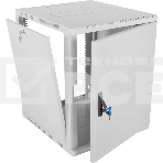 Шкаф ЦМО телекоммуникационный настенный сварной 12U (600  350) съёмные стенки, дверь металл, фото3