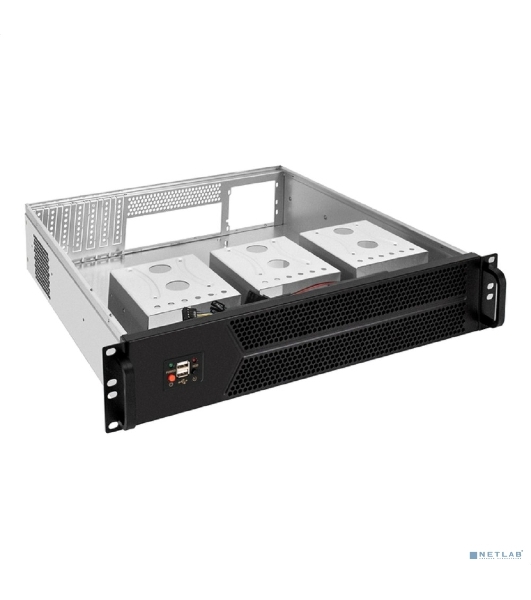 Серверный корпус ExeGate Pro 2U450-06 (RM 19', высота 2U, глубина 450, без БП, 2*USB)