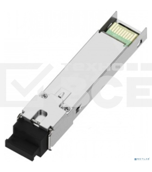 Оптический трансивер NTSS Модуль SFP, 1,25 Гбит/с, разъем SC, рабочая длина волны 1310/1550нм, SM, WDM, дальность до 3км, ОБ 6дБ, DDM NTSS-SFP-1.25G-35-3SD