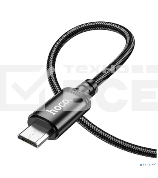 Кабель HOCO X89/USB кабель Micro/1m/2,4A/черный