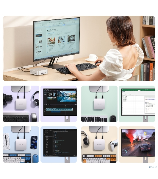 Мини ПК GEEKOM A6, GMA6R76800 -16512-EU, AMD Ryzen 7 6800, 16GB+512GB, WIN11 Pro