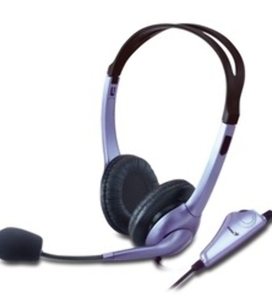 Гарнитура Genius HS-04S фиолетовый, проводная, USB-C/jack