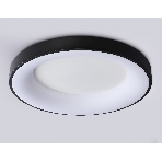 Потолочный светодиодный светильник Ambrella light FZ1403 BK черный IP20 48W 3000K-6500K D500*50 (ПДУ ИК), фото5