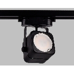 Трековый однофазный светильник со сменной лампой Ambrella light GL5108 BK черный GU10 max 12W, фото 1