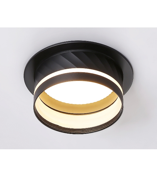 Светильник Ambrella light TN5219 BK черный GX53 D110*50