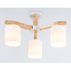 Светильник Ambrella light TR83112/3 WH/LW белый/светлое дерево E27/3 max 40W D580*320, фото6