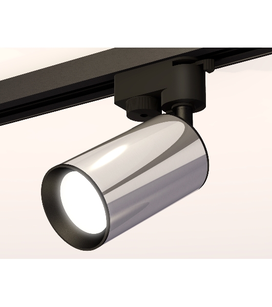 Светильник Ambrella light XT6325001 PSL/SBK серебро полированное/черный песок MR16 GU5.3 (A2521, C6325, N6102)