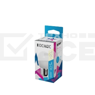 Лампа светодиодная LED BASIC GL45 10.5Вт 220В E27 3000К Космос LkeLED10.5wGL45E2730