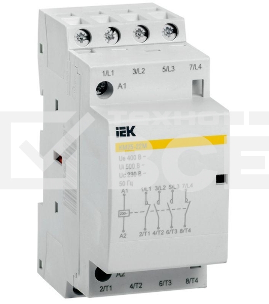 Контактор модульный Iek MKK11-25-22 КМ25-22М AC